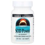 SOD Power™, 250 мг, 60 таблеток — Source Naturals