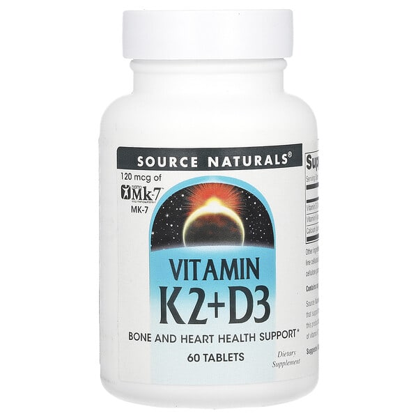 sns01922_v_46.jpg витамин K2 и D3, 60 таблеток — Source Naturals