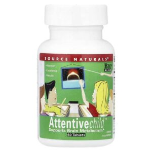 Attentive Child™, 60 таблеток — Source Naturals