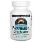 Фосфатидилсериновая матрица, 500 мг, 60 мягких таблеток — Source Naturals