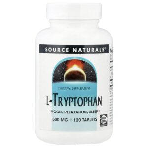 L-триптофан, 120 таблеток — Source Naturals