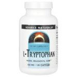 L-триптофан, 500 мг, 120 капсул — Source Naturals