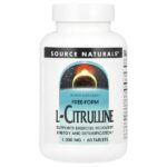 L-цитруллин, 1000 мг, 60 таблеток — Source Naturals