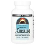 L-цитруллин, 500 мг, 120 капсул — Source Naturals