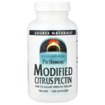 PectImmune™, модифицированный цитрусовый пектин, 120 капсул — Source Naturals