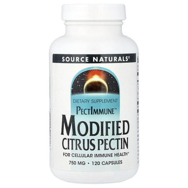 sns02020_v_44.jpg PectImmune™, модифицированный цитрусовый пектин, 120 капсул — Source Naturals