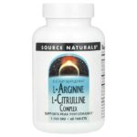 L-аргинин и L-цитруллин, 60 таблеток — Source Naturals