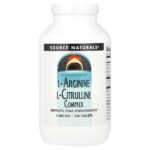 Комплекс L-аргинина и L-цитруллина, 1000 мг, 240 таблеток — Source Naturals