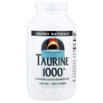 Taurine 1000™, таурин, 1000 мг, 240 капсул — Source Naturals