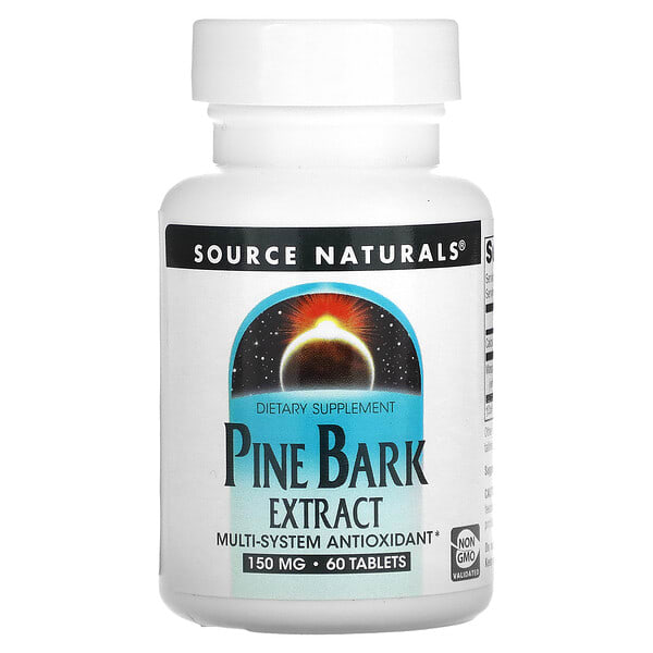 sns02083_v_20.jpg экстракт сосновой коры, 150 мг, 60 таблеток — Source Naturals