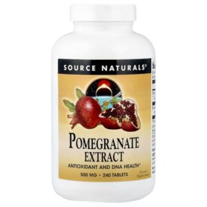 экстракт граната, 500 мг, 240 таблеток — Source Naturals