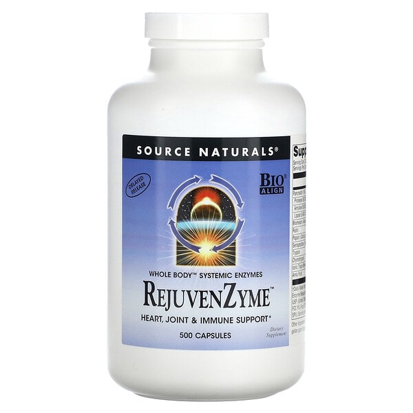 sns02096_v_11.jpg RejuvenZyme`` 500 капсул — Source Naturals