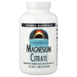 цитрат магния, 133 мг, 180 капсул — Source Naturals