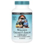 Wellness Children's Immune Chewable™, вкусные ягоды, 60 вафель — Source Naturals