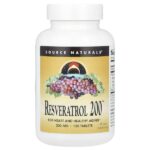 Ресвератрол 200™, 200 мг, 120 таблеток — Source Naturals