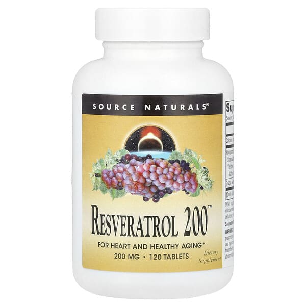 sns02294_v_8.jpg Ресвератрол 200™, 200 мг, 120 таблеток — Source Naturals