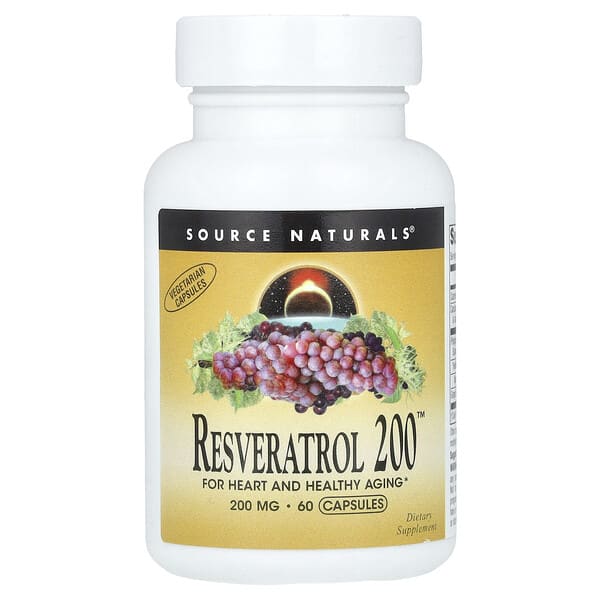 sns02320_v_8.jpg Ресвератрол 200™, 200 мг, 60 капсул — Source Naturals
