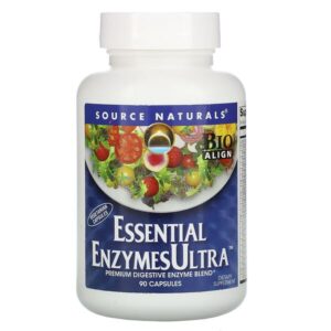 Essential EnzymesUltra™, 90 капсул — Source Naturals