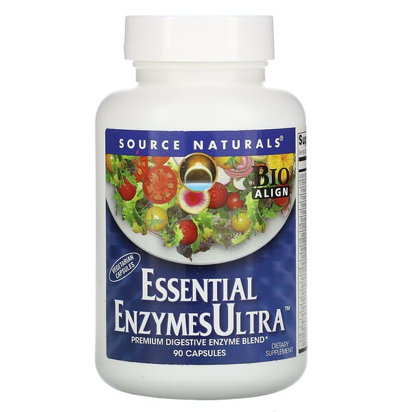 sns02331_v_6.jpg Essential EnzymesUltra™, 90 капсул — Source Naturals