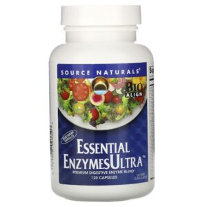 Essential EnzymesUltra™, 120 капсул — Source Naturals