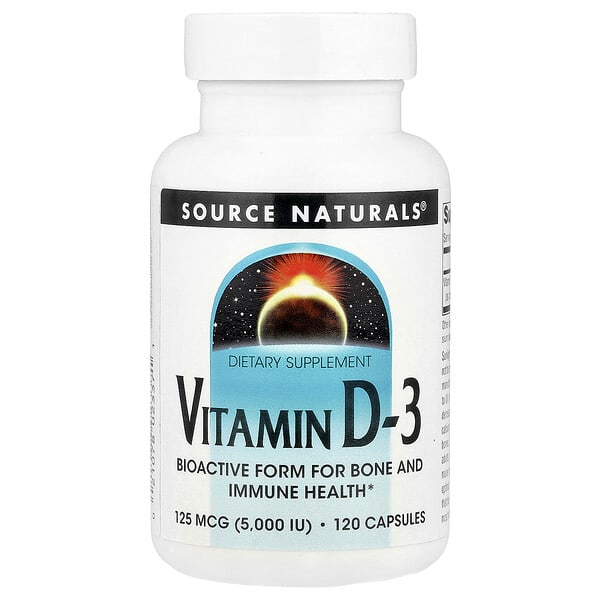 sns02337_v_52.jpg витамин D3, 5000 МЕ, 120 капсул — Source Naturals