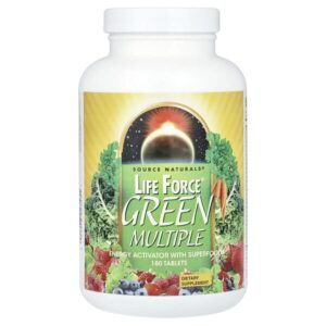 Life Force®, Green Multiple, 180 таблеток — Source Naturals