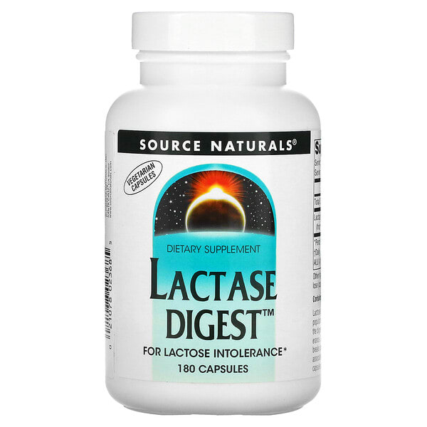 sns02368_v_24.jpg Lactase Digest, 180 капсул — Source Naturals