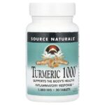 Куркума 1000™, 1000 мг, 30 таблеток — Source Naturals