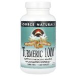 Куркума 1000™, 1000 мг, 120 таблеток — Source Naturals