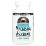 аскорбат магния, 1000 мг, 120 таблеток — Source Naturals