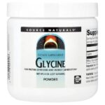глицин в порошке, 227 г (8 унций) — Source Naturals