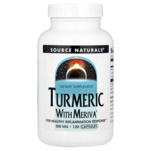 куркума с Meriva®, 500 мг, 120 капсул — Source Naturals