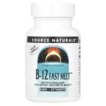 B-12 Fast Melt™, 5 мг, 60 таблеток — Source Naturals