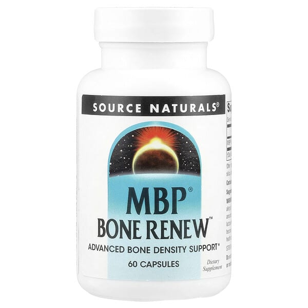 sns02472_v_35.jpg MBP® Bone Renew, 40 мг, 60 капсул — Source Naturals