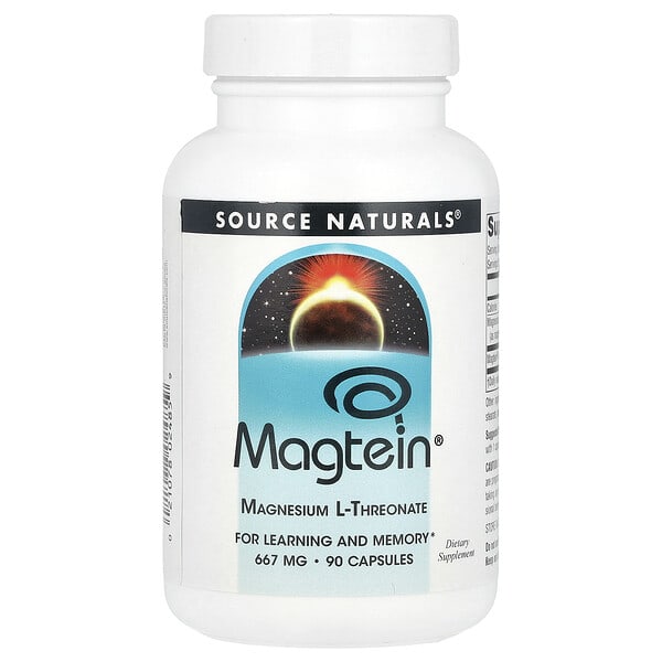 sns02485_v_24.jpg Magtein®, L-треонат магния, 90 капсул — Source Naturals