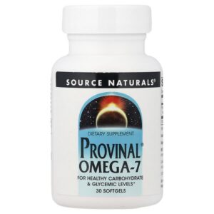Provinal® Omega-7, 30 капсул — Source Naturals