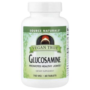 Vegan True®, глюкозамин, 60 таблеток — Source Naturals