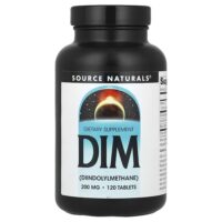 DIM, 200 мг, 120 таблеток — Source Naturals