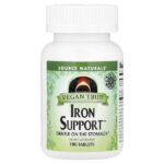 Vegan True®, Iron Support™, 180 таблеток — Source Naturals