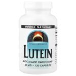 Лютеин, 20 мг, 120 капсул — Source Naturals
