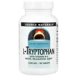 L-триптофан, 90 таблеток — Source Naturals