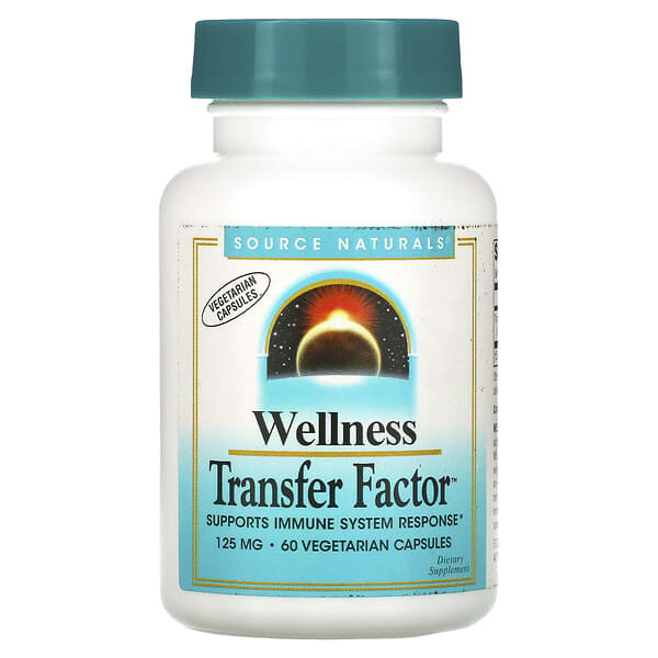 sns02635_v_26.jpg Wellness Transfer Factor, 125 мг, 60 вегетарианских капсул — Source Naturals
