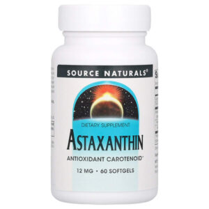 астаксантин, 60 мягких таблеток — Source Naturals