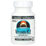 Витамин K2, 60 таблеток — Source Naturals
