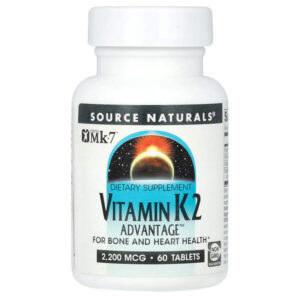 Витамин K2, 60 таблеток — Source Naturals