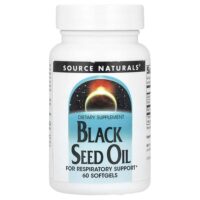 Масло черного тмина, 60 мягких таблеток — Source Naturals