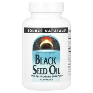 масло чёрного тмина, 120 капсул (500 мг в 1 капсуле) — Source Naturals