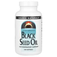 Масло черного тмина, 240 мягких таблеток — Source Naturals