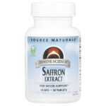 Serene Science®, экстракт шафрана, 15 мг, 30 таблеток — Source Naturals