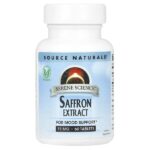 Serene Science®, экстракт шафрана, 15 мг, 60 таблеток — Source Naturals